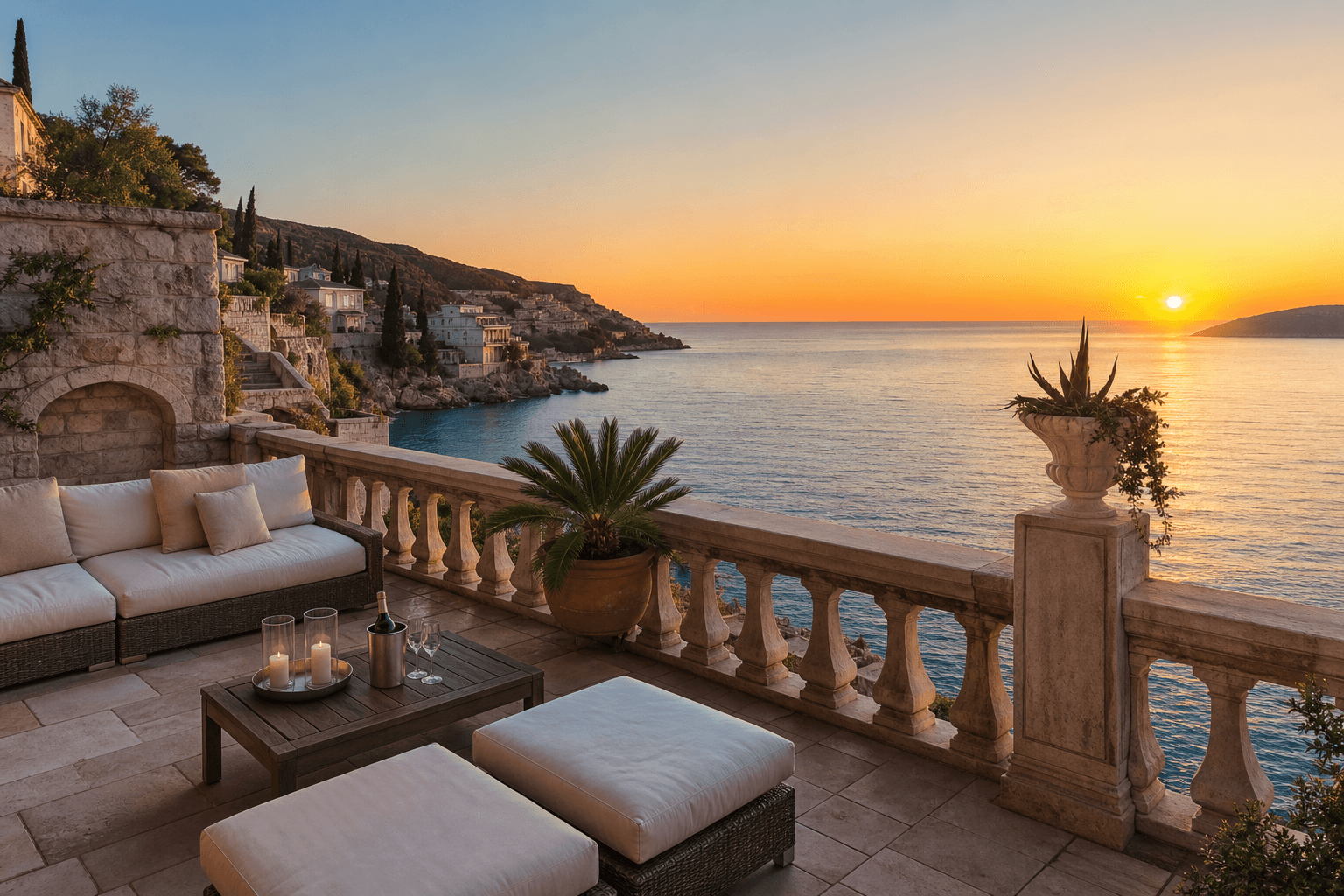 Luxury honeymoon in Croatia — Dubrovnik old town and Hvar island