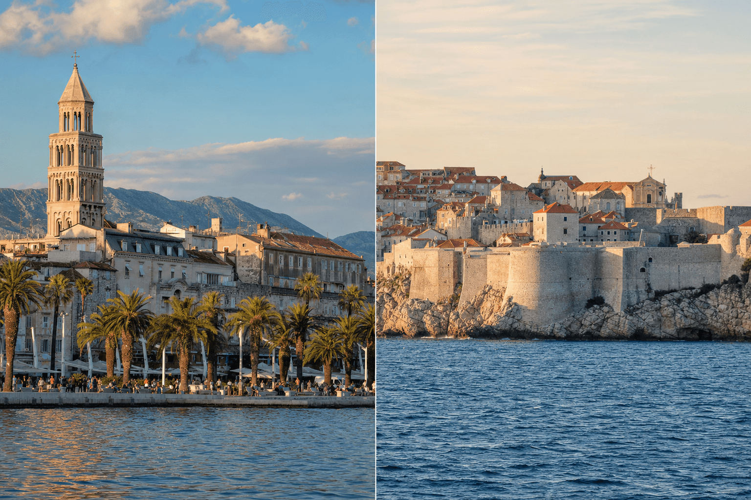 Split and Dubrovnik — comparing Croatia's two great Dalmatian bases