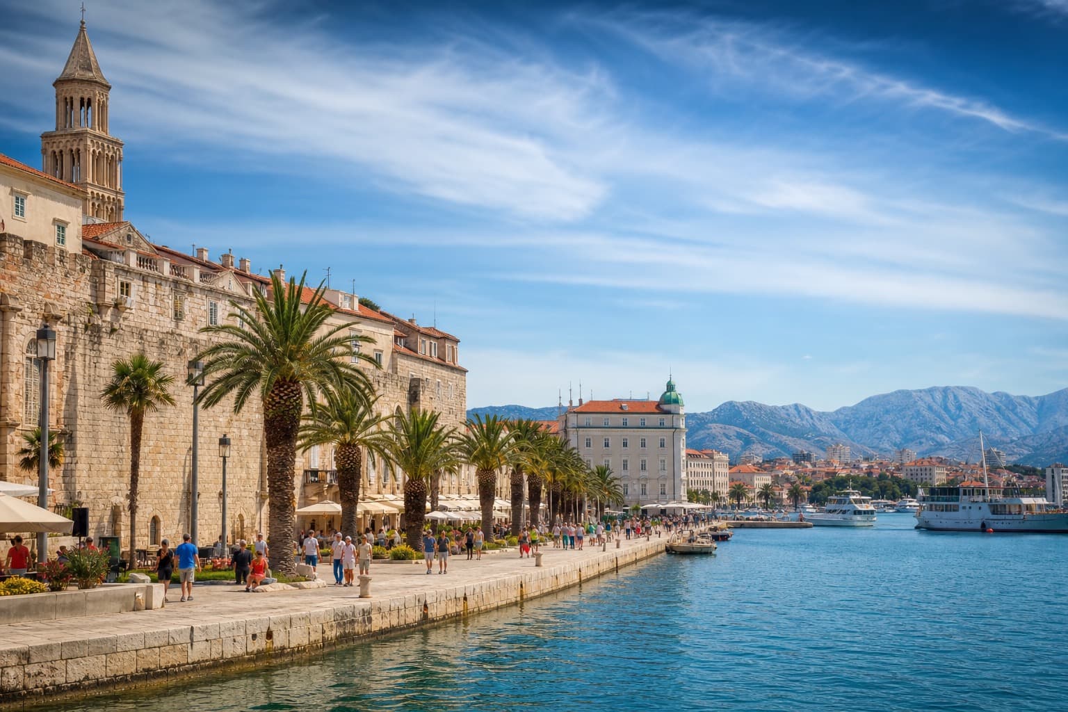 Where to stay in Split — Diocletian's Palace, the Riva and Adriatic harbour