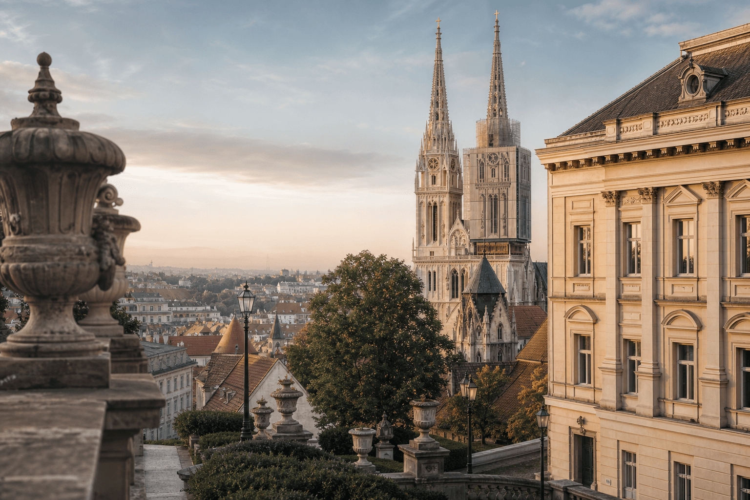 Where to stay in Zagreb — Lower Town grand hotels and café culture