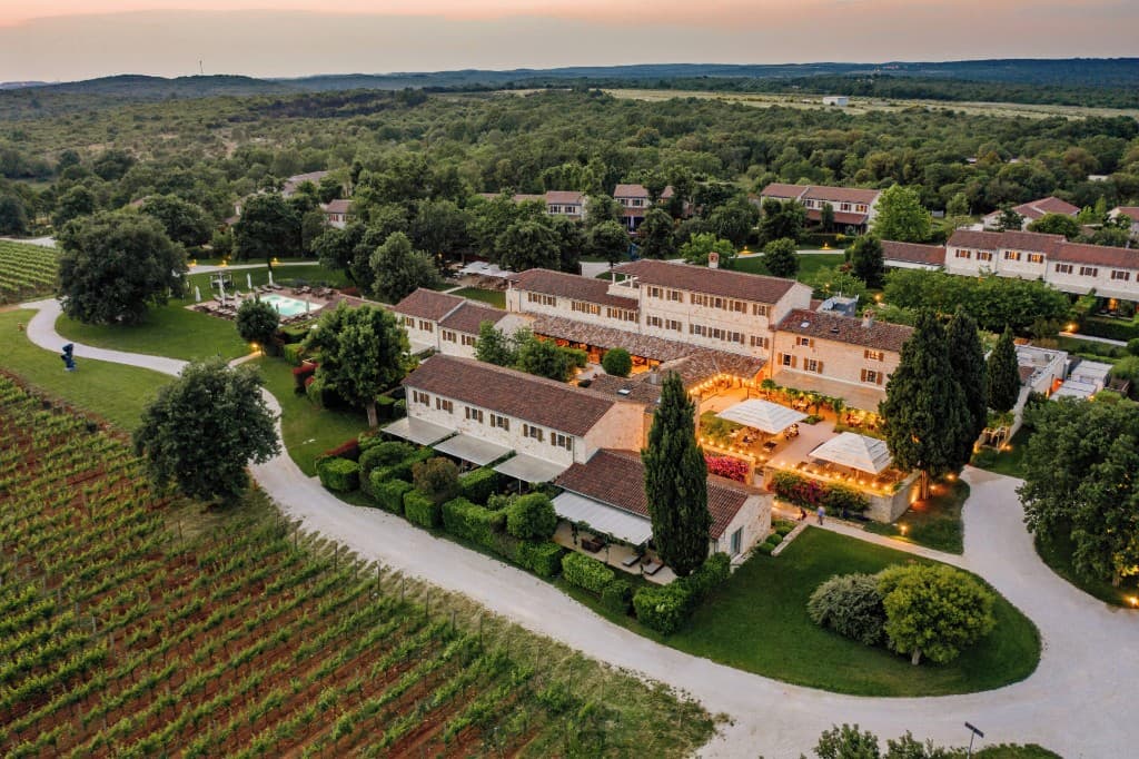 Istria's Adriatic coast — limestone, vineyards and design hotels at Amalfi-beating value.